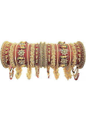 Stone Studded Choora Set