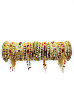 Stone Studded Choora Set