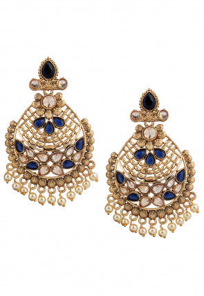 Stone Studded Chandbali Earrings : JUY153