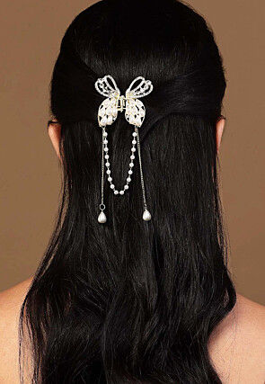 Stone Studded Hair Clip
