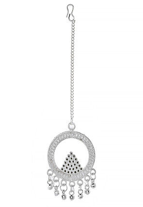 Stone Studded Jhumka Style Earrings