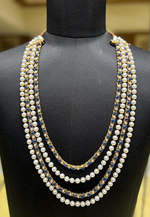 Stone Studded Layered Kanthimala