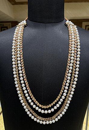 Stone Studded Layered Kanthimala