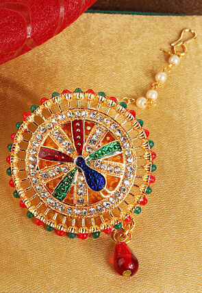 Stone Studded Maang Tikka