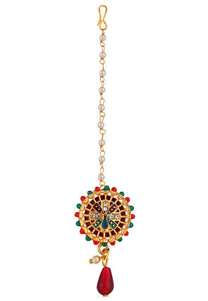 Stone Studded Maang Tikka