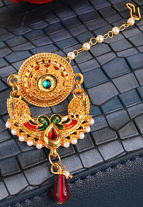 Stone Studded Maang Tikka