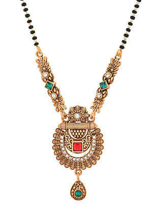 Stone Studded Mangalsutra Set