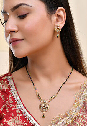 Stone Studded Mangalsutra Set