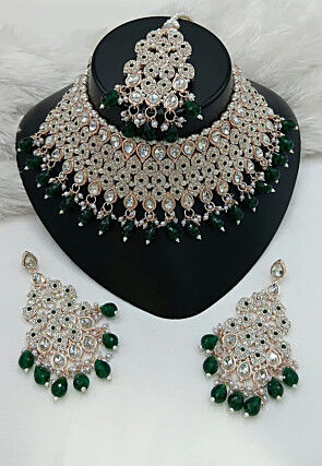 Stone Studded Necklace Set