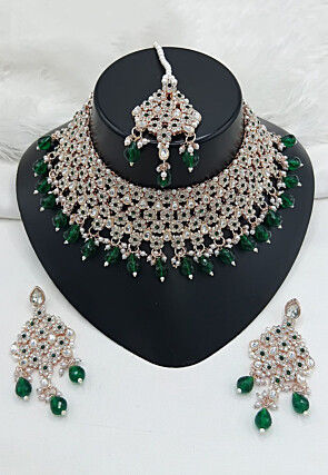 Stone Studded Necklace Set