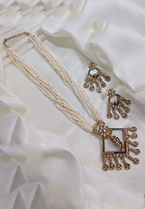 Stone Studded Necklace Set