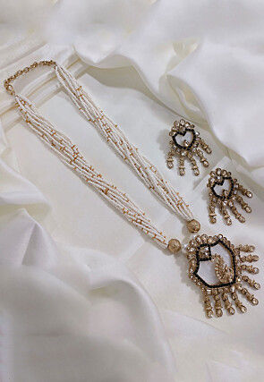 Stone Studded Necklace Set