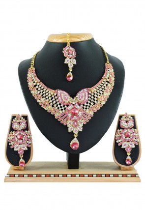 Studded Necklace Set - 6193 main image 1