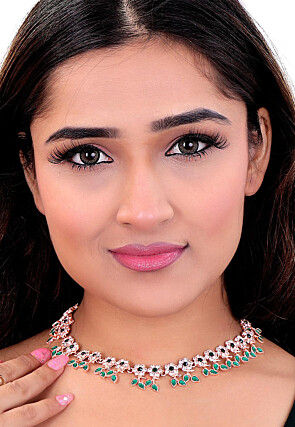 Stone Studded Necklace Set