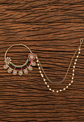 Stone Studded Nose Ring
