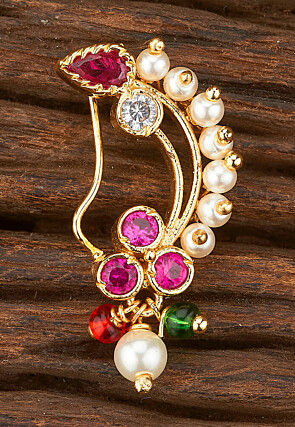 Stone Studded Nose Ring