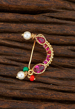 Stone Studded Nose Ring