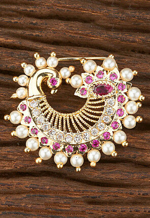 Stone Studded Nose Ring