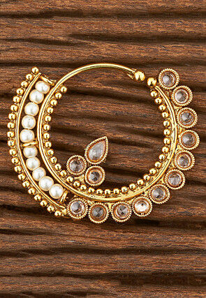 Stone Studded Nose Ring