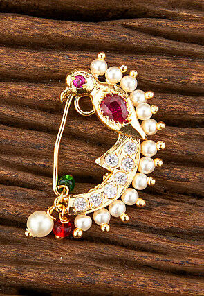 Stone Studded Nose Ring