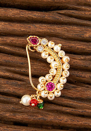 Stone Studded Nose Ring