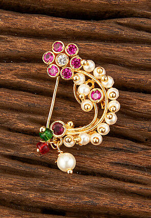 Stone Studded Nose Ring