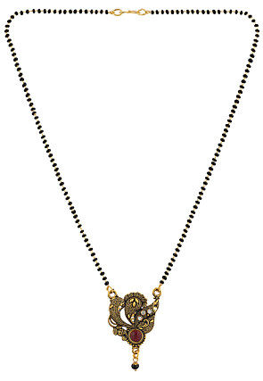 Stone Studded Oxidised Mangalsutra