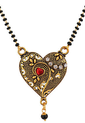 Stone Studded Oxidised Mangalsutra