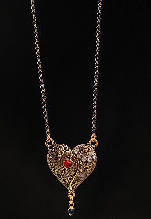 Stone Studded Oxidised Mangalsutra
