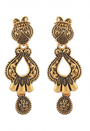 Stone Studded Oxidised Necklace Set