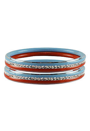 Stone Studded Pair of Bangles