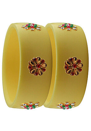 Stone Studded Pair of Bangles