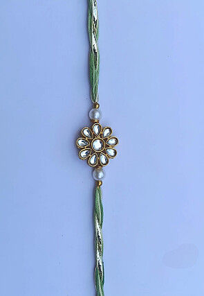 Stone Studded Rakhi Set