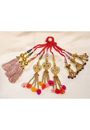 Stone Studded Rakhi Set