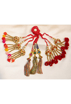 Stone Studded Rakhi Set