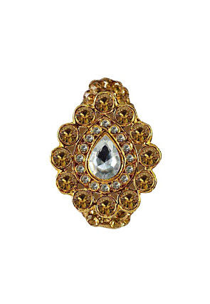 Stone Studded Saree Pin