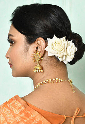 Stone Studded Temple Necklace Set