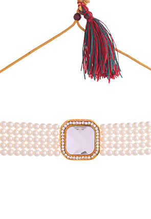 Stones Studded Choker Necklace Set