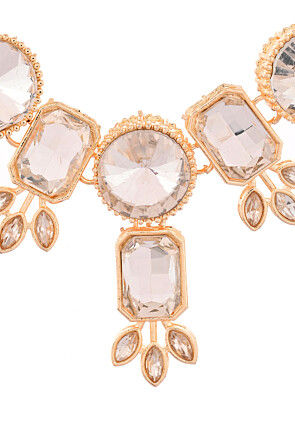 Stones Studded Choker Necklace Set