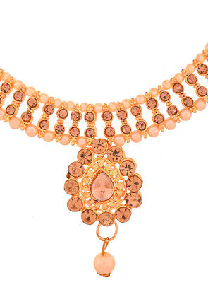 Stones Studded Choker Necklace Set