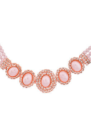 Stones Studded Choker Necklace Set