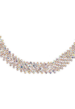 Stones Studded Choker Necklace Set