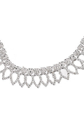 Stones Studded Choker Necklace Set