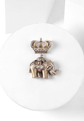 The Avant Garde Elephant Metallic Brooch