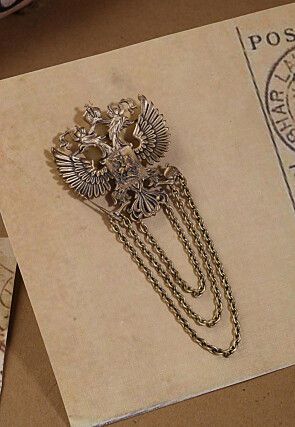 The Duo Phoenix Metallic Brooch