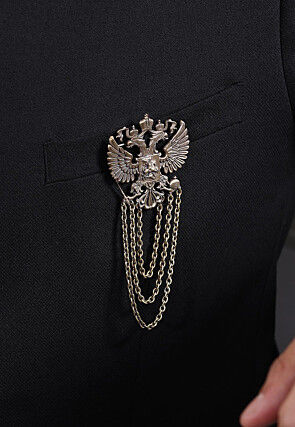 The Duo Phoenix Metallic Brooch