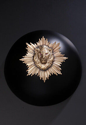 The Lion Power Metallic Brooch
