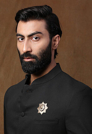 The Lion Power Metallic Brooch