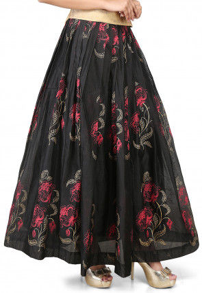 silk long skirts online