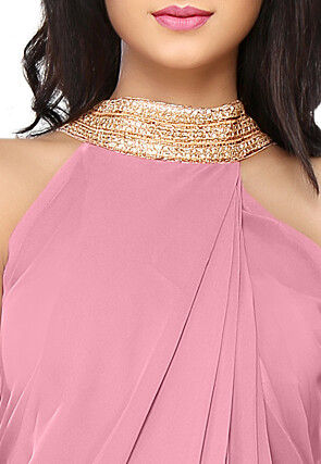 Georgette Tunic in Old Rose